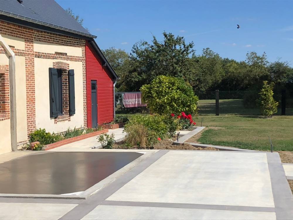 béton terrasse