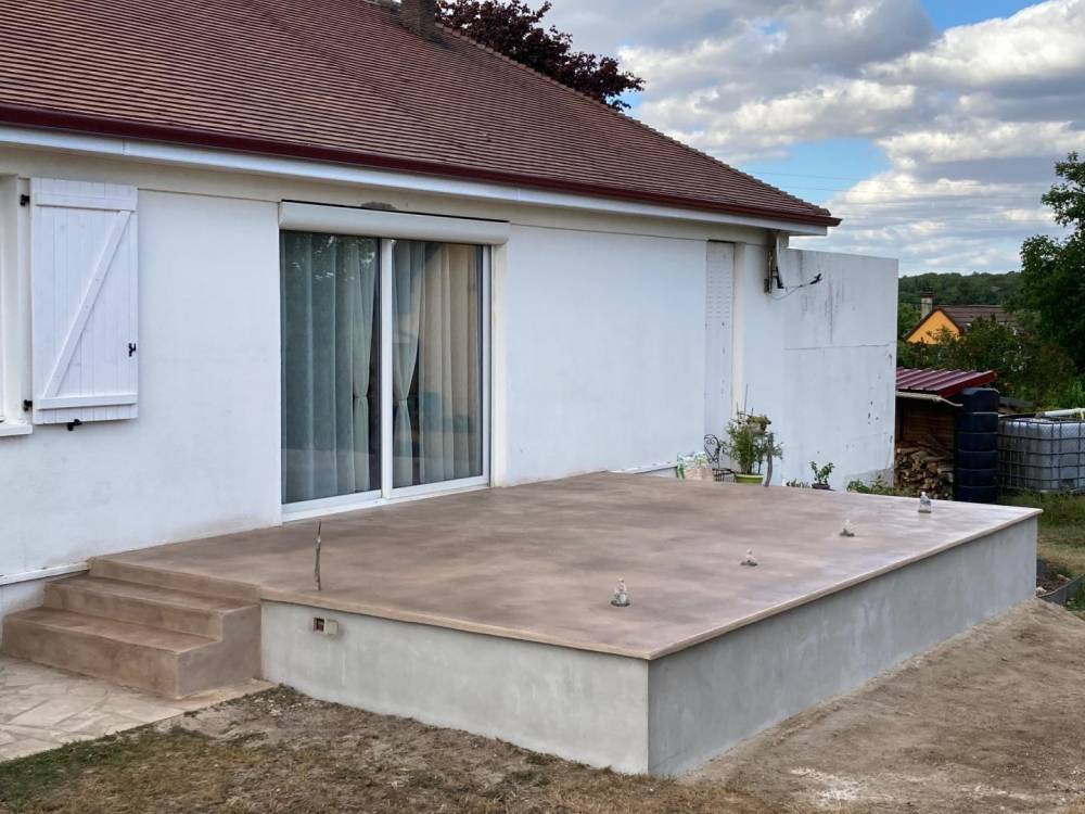 création terrasse