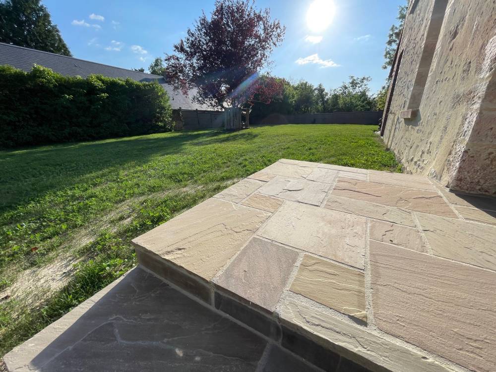 terrasse dallage